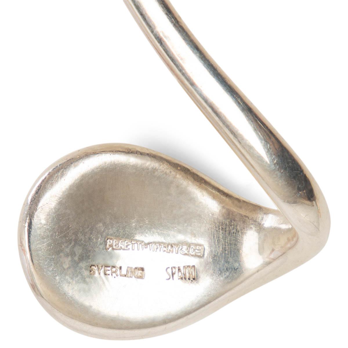TIFFANY & CO sterling silver 1970s ELSA PERETTI TEARDROP CHOKER Necklace 2