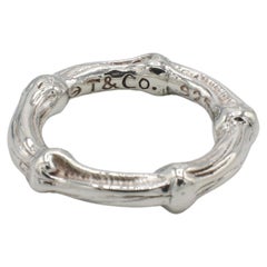 Tiffany & Co. Sterling Silver 1996 Bamboo Band Ring