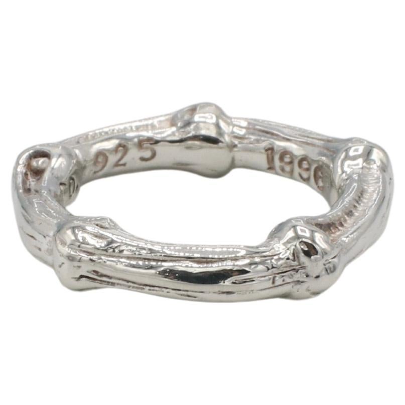 Tiffany & Co. Sterling Silver 1996 Bamboo Band Ring
