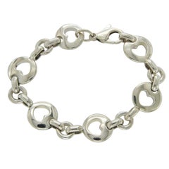 Tiffany & Co. Sterling Silver 1999 Hearts Bracelet