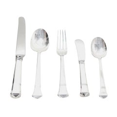 Tiffany & Co Sterling Silver 20 Piece "Hampton" Flatware Set rt. $2, 920