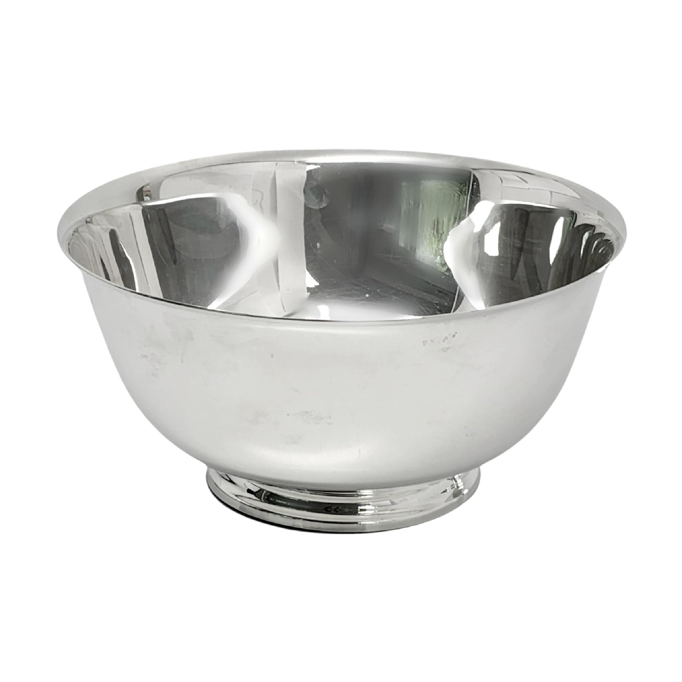 Tiffany & Co Sterling Silver 23618 Paul Revere Footed Bowl with Box 2