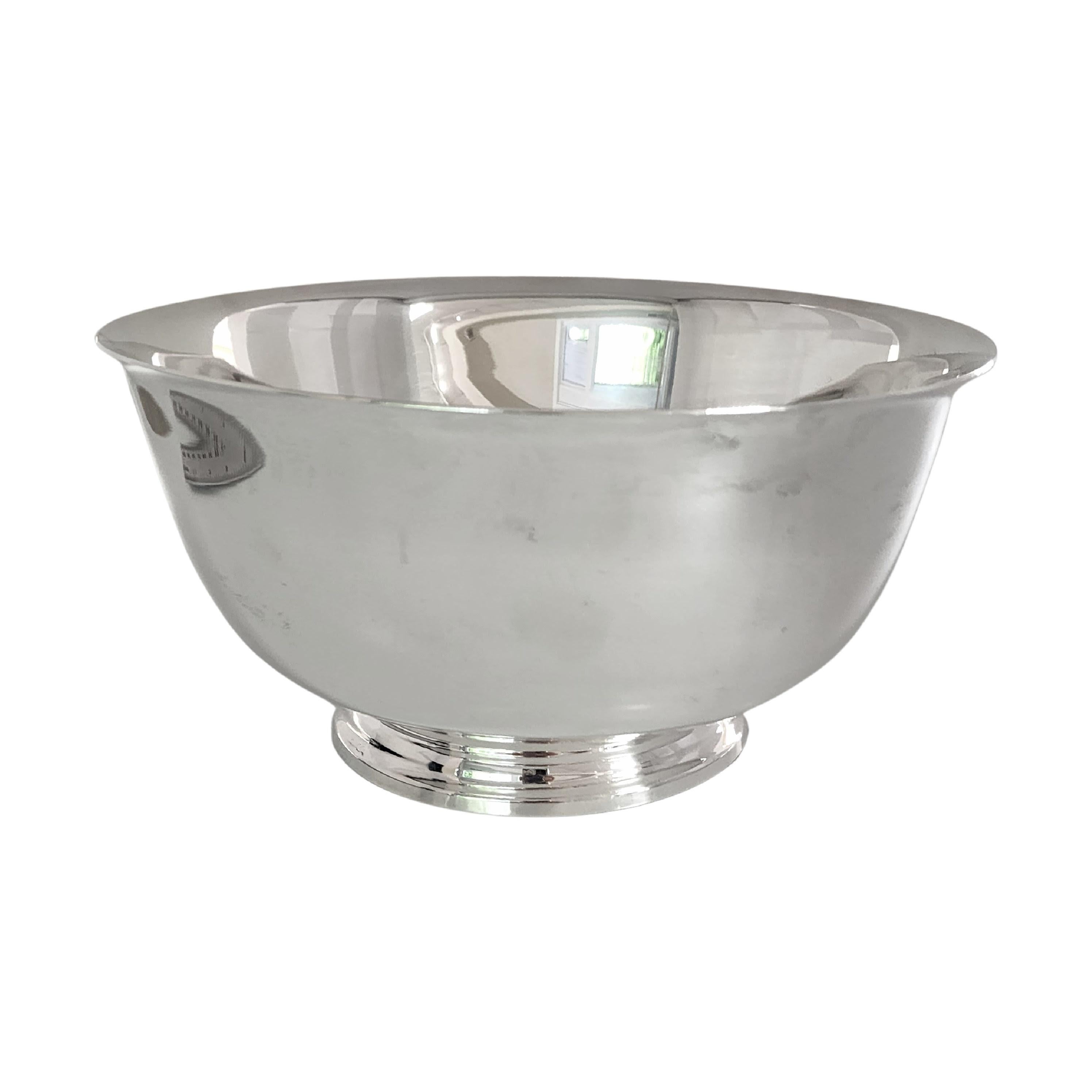 Tiffany & Co Sterling Silver 23618 Paul Revere Footed Bowl with Box 4
