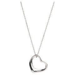 Tiffany & Co. Ciondolo a cuore aperto Elsa Peretti in argento sterling 27 mm
