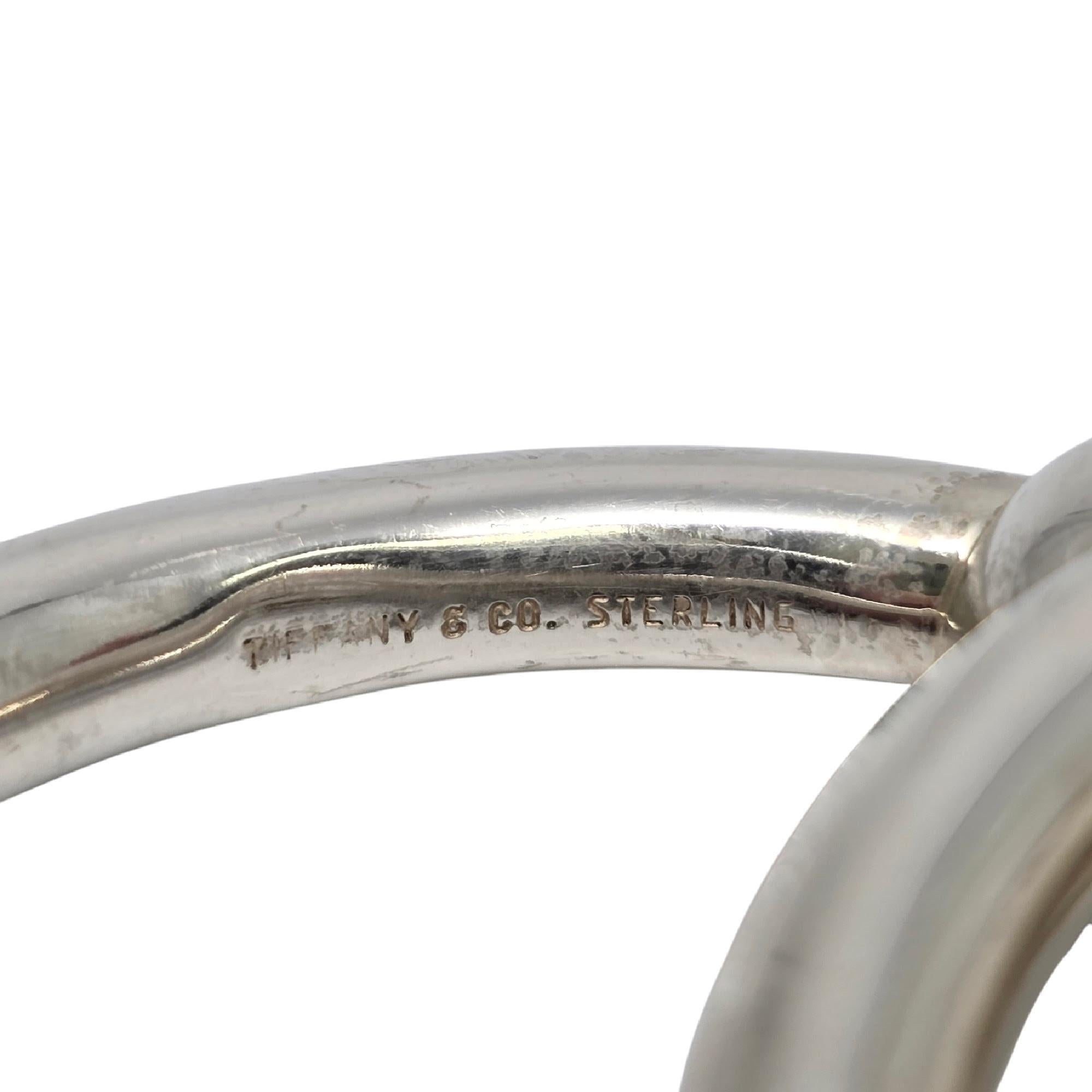 Tiffany & Co Sterling Silver 3 Ring Baby Rattle #19619 1