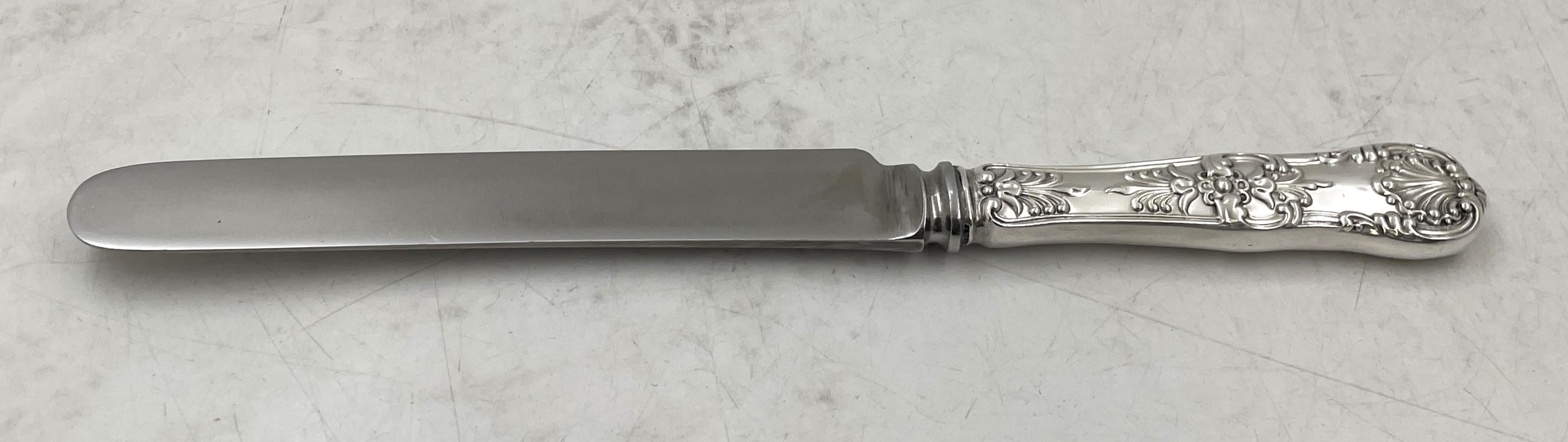 Tiffany & Co. Juego de Cubiertos de Plata de Ley de 60 Piezas con Diseño de Rey Inglés Silver en venta