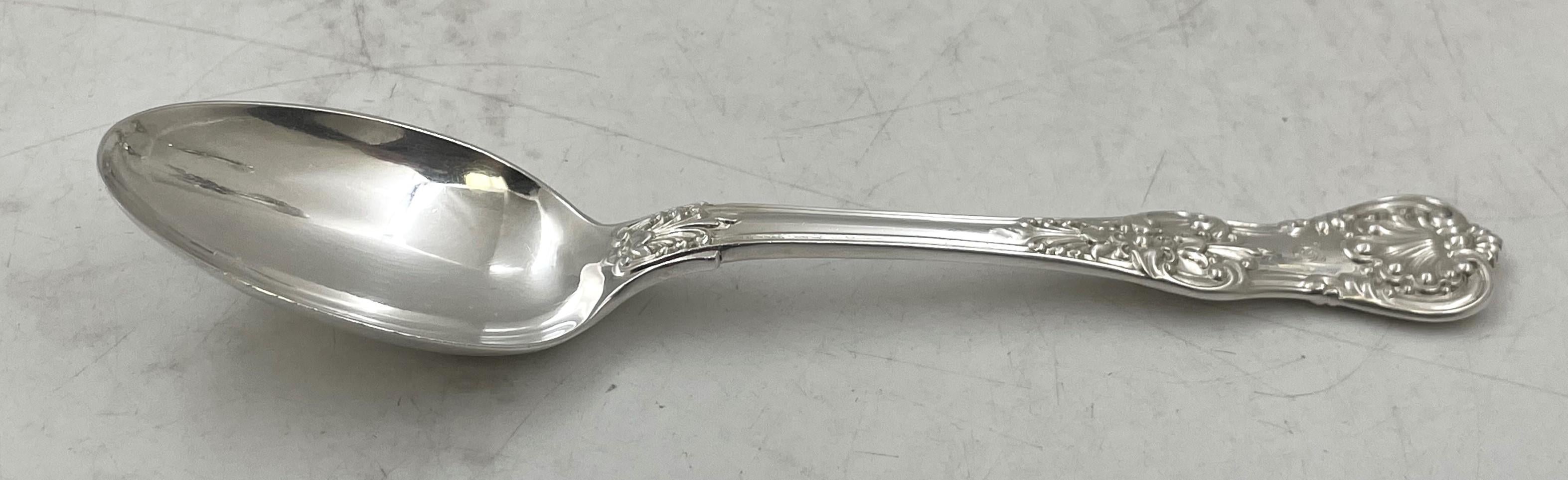 Tiffany & Co. Juego de Cubiertos de Plata de Ley de 60 Piezas con Diseño de Rey Inglés en venta 1