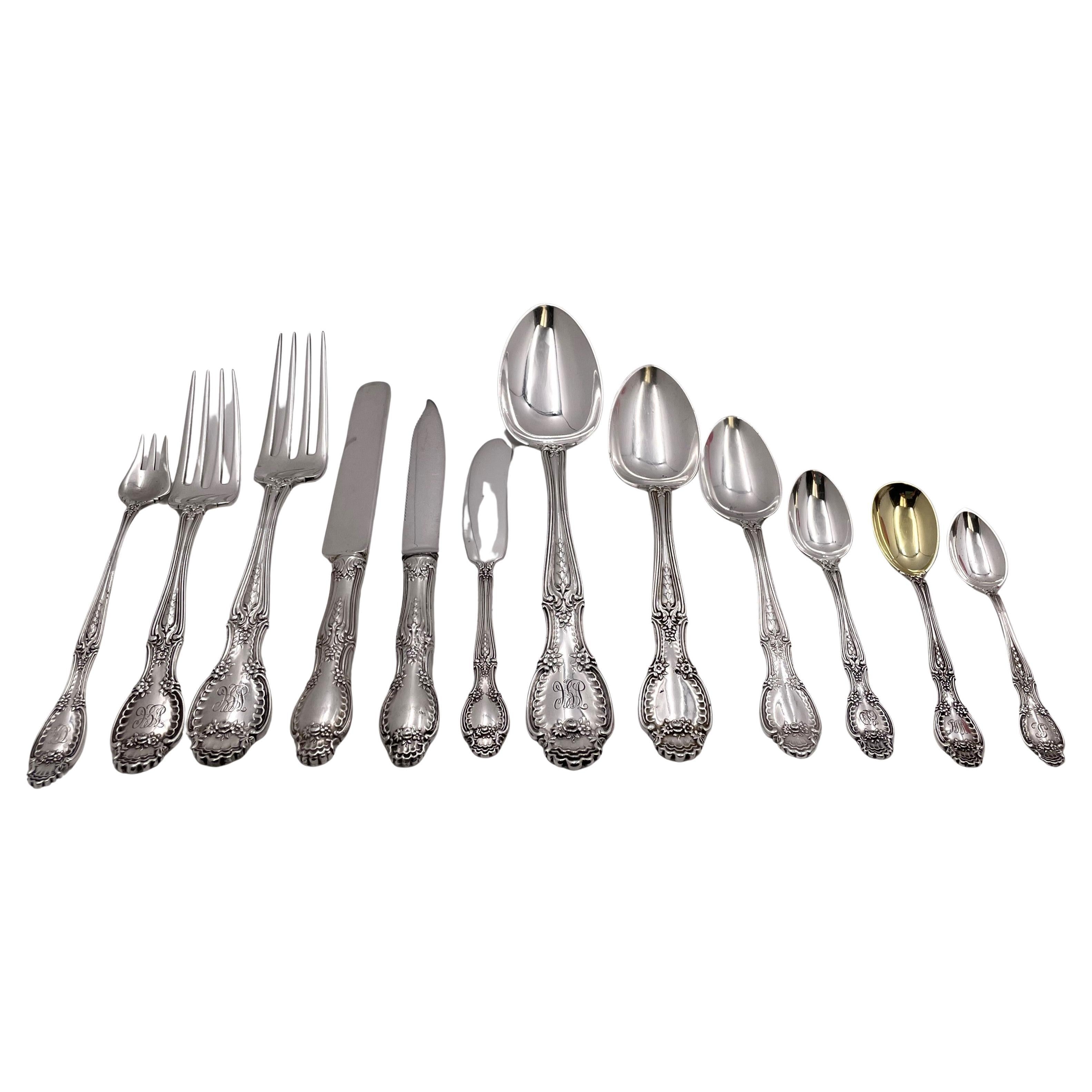 What are the most popular sterling silver flatware patterns?