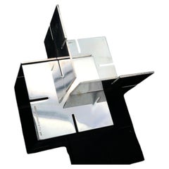 Tiffany & Co. Plata de ley Puzzle de escritorio 3D de 8 piezas con bolsa original