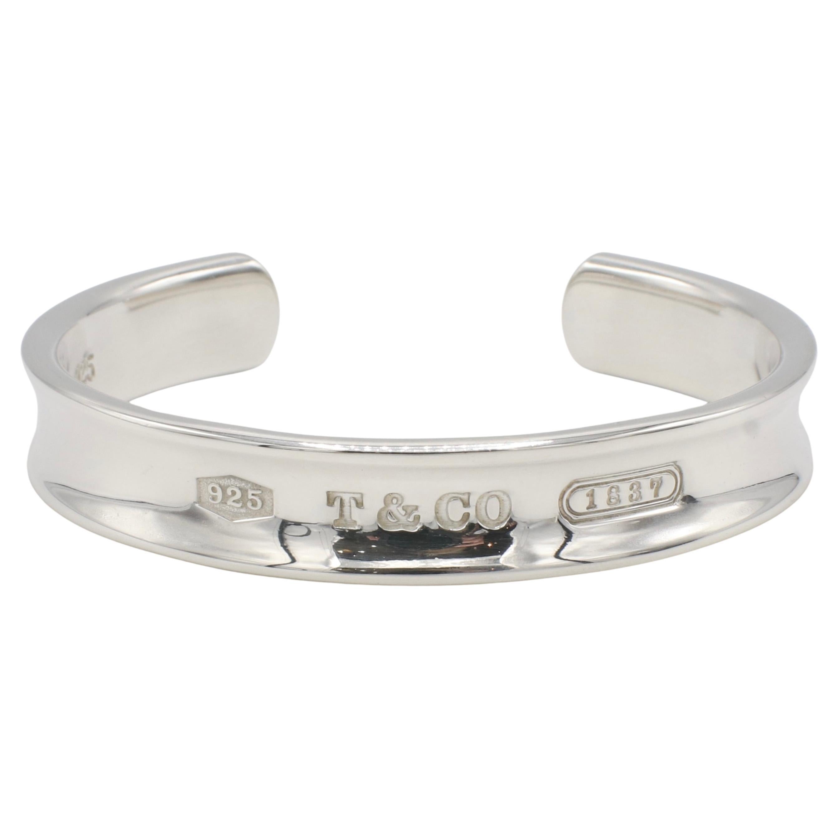 Tiffany 
Co. Sterling Silver 925 Cuff Bracelet 1997 For Sale