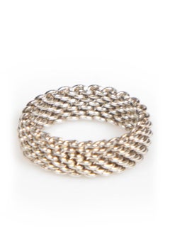 Tiffany & Co Sterling Silver 925 Somerset Mesh Ring