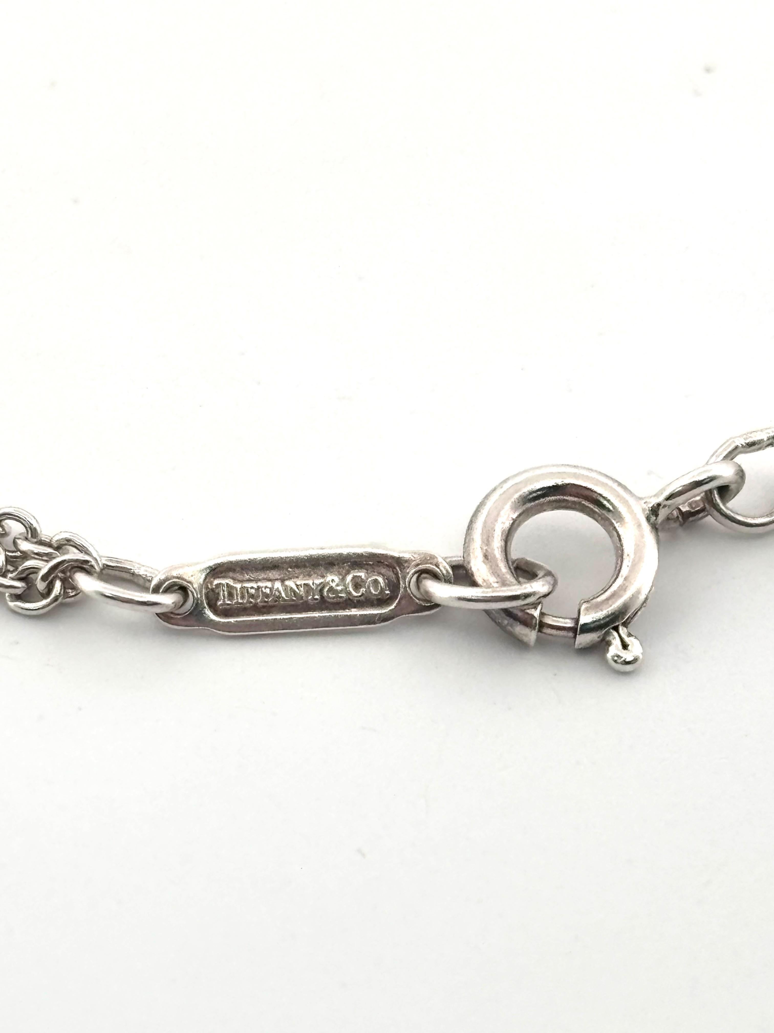 Tiffany & Co. Collana a doppio filo Infinity in argento Sterling 925 Vintage - 16