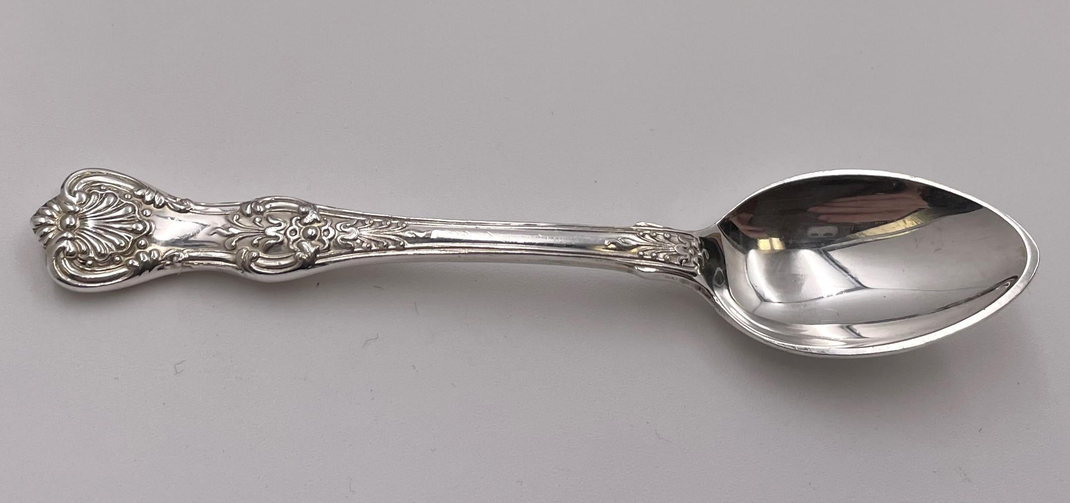 Tiffany & Co. Service de couverts de 98 pièces en argent sterling à motif King anglais en vente 4