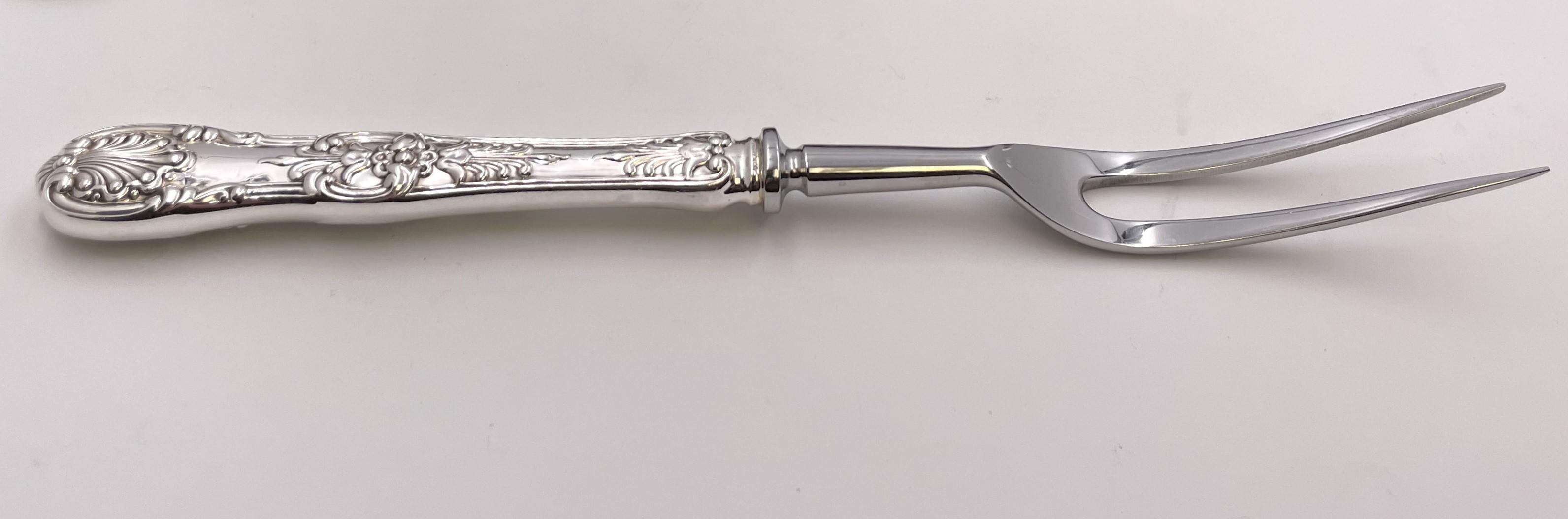 Tiffany & Co. Service de couverts de 98 pièces en argent sterling à motif King anglais en vente 11