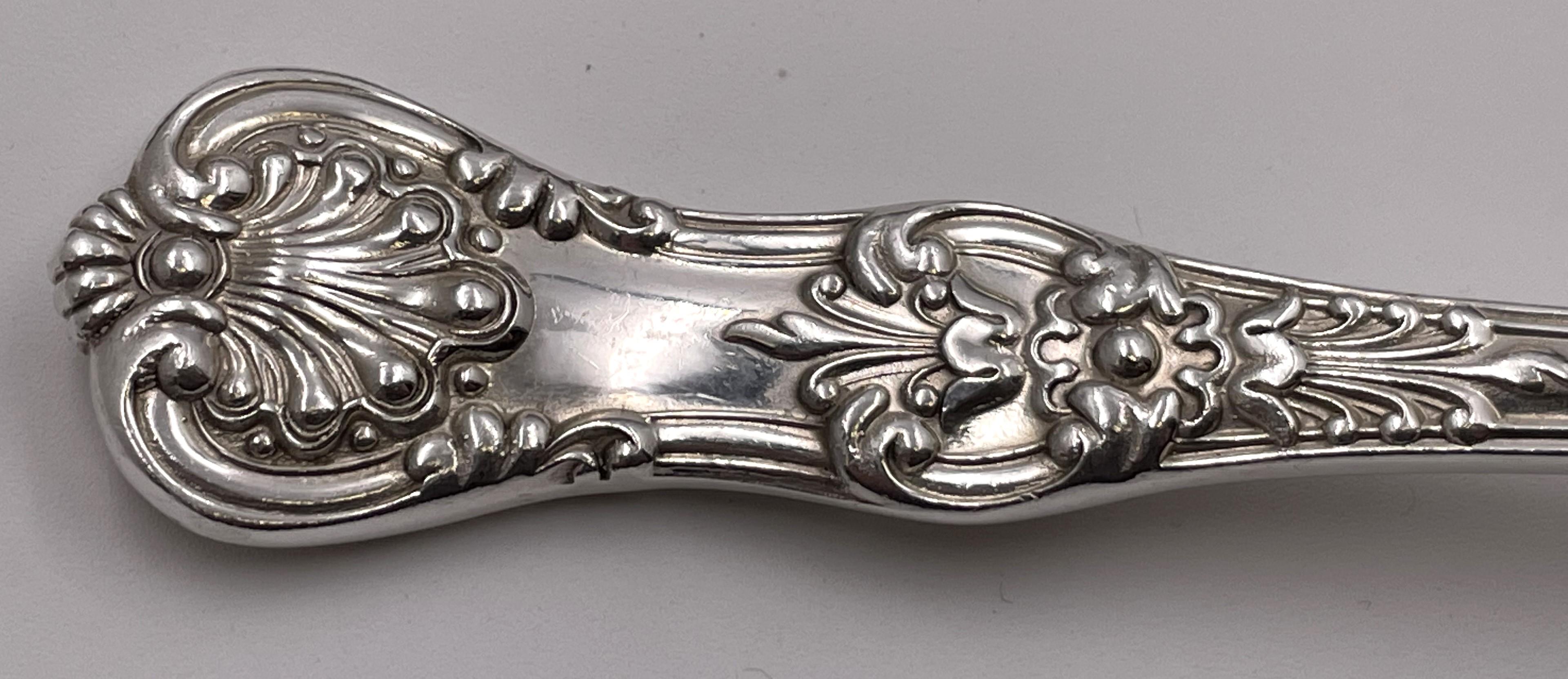 Tiffany & Co. Service de couverts de 98 pièces en argent sterling à motif King anglais en vente 13