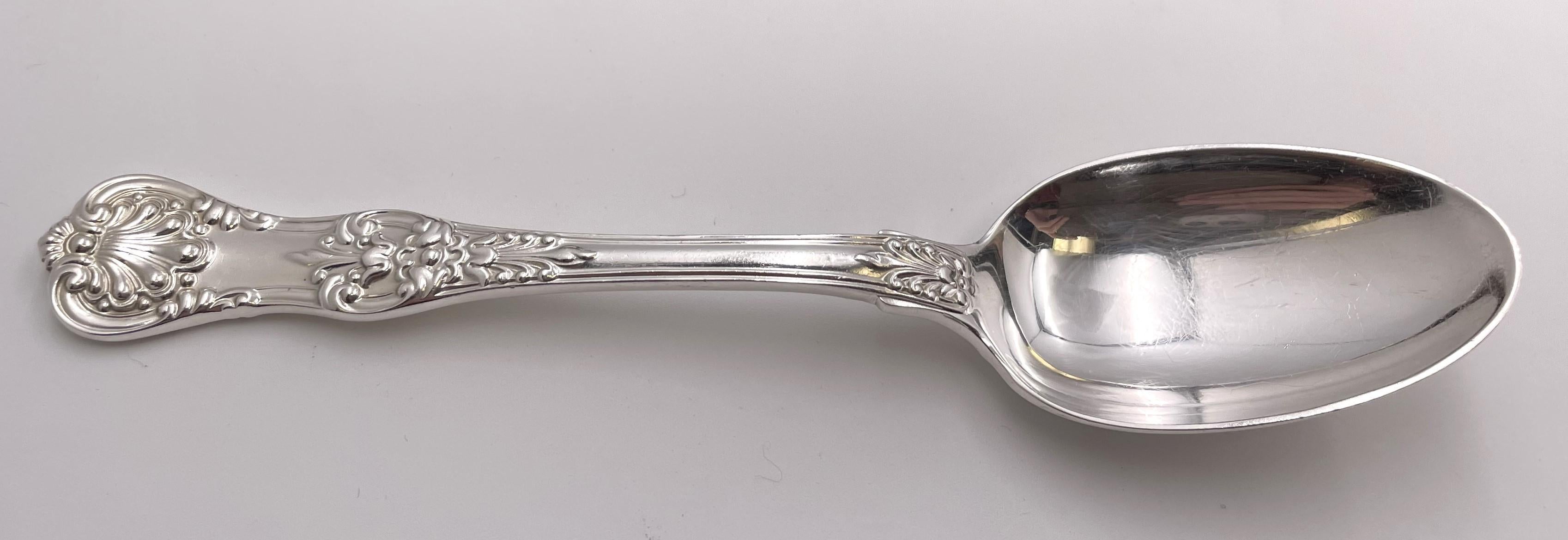 Tiffany & Co. Service de couverts de 98 pièces en argent sterling à motif King anglais en vente 1