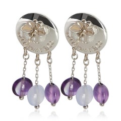 Tiffany & Co. Sterling Silver Amethyst Earrings