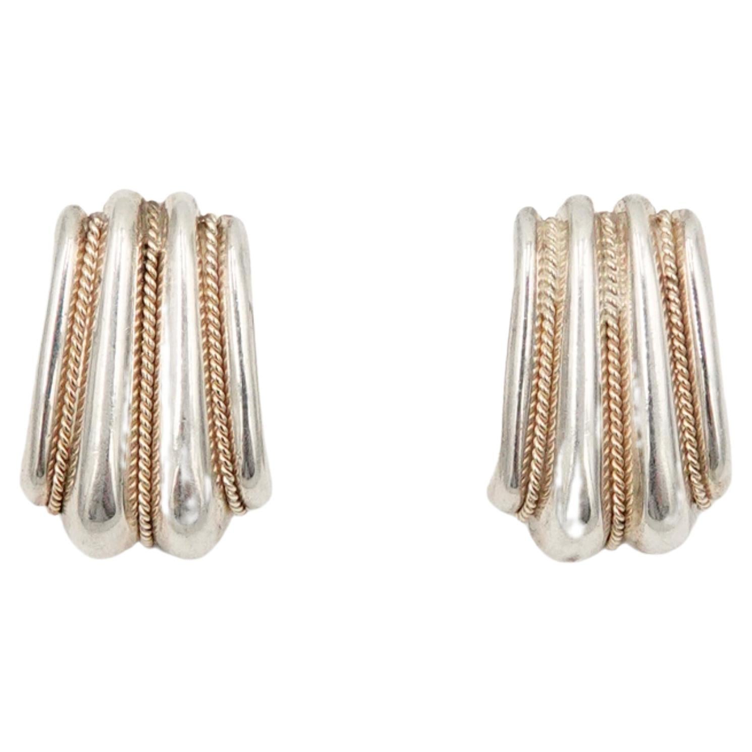 THÉCLE - Orecchini pendenti in stile vintage con Swarovski - Elisabetta Sebastio