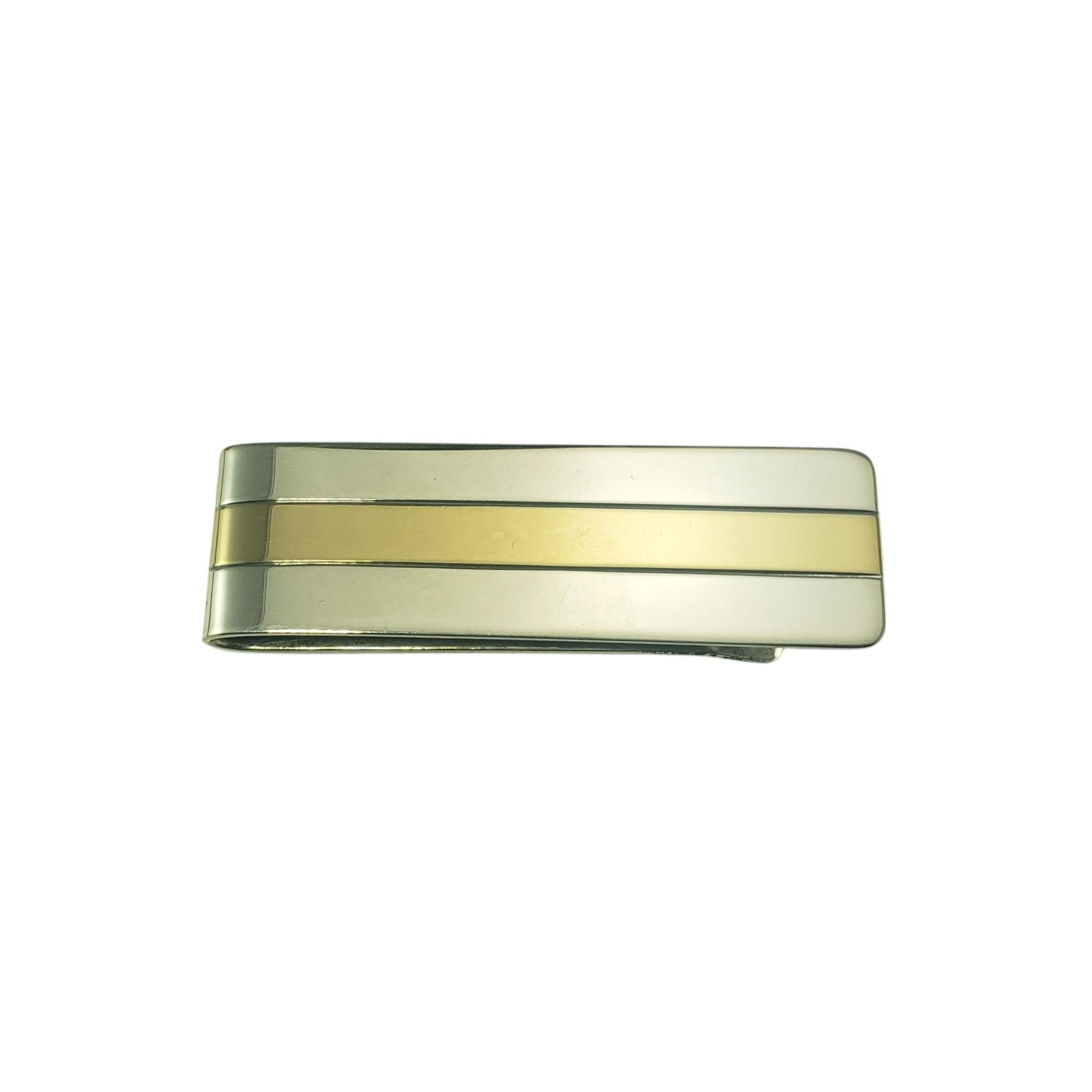 Tiffany & Co. Pinza para billetes geométrica de plata de ley y oro amarillo de 18 quilates nº 19637 en Bueno estado para la venta en Washington Depot, CT