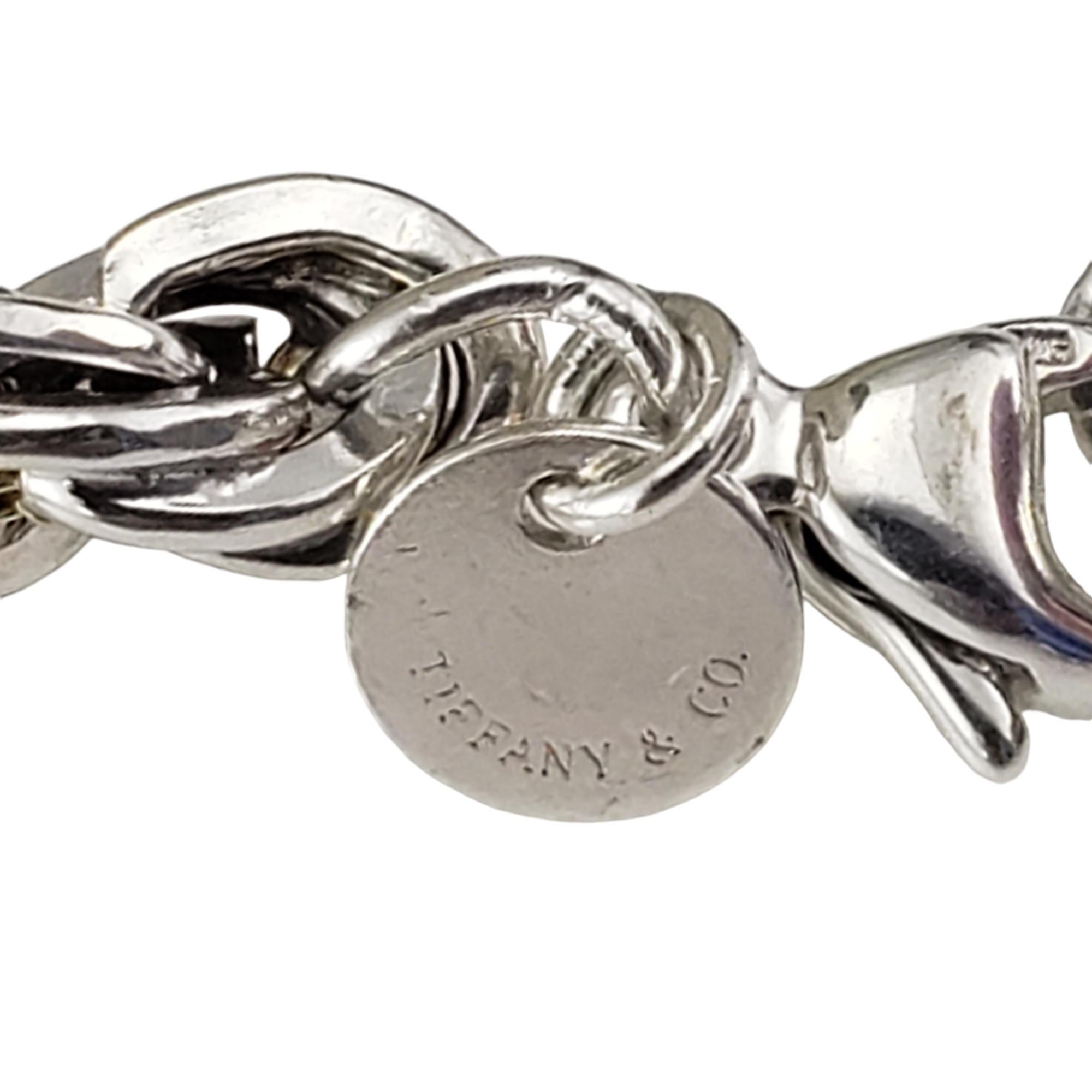 Tiffany & Co. Sterling Silver and 18K Yellow Gold Rope Chain #18917 In Good Condition In Washington Depot, CT