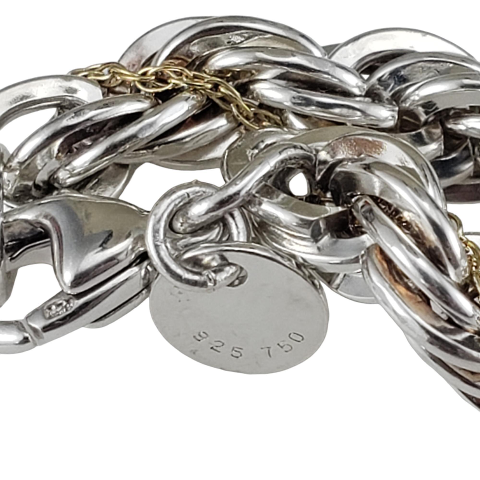 Women's Tiffany & Co. Sterling Silver and 18K Yellow Gold Rope Chain #18917