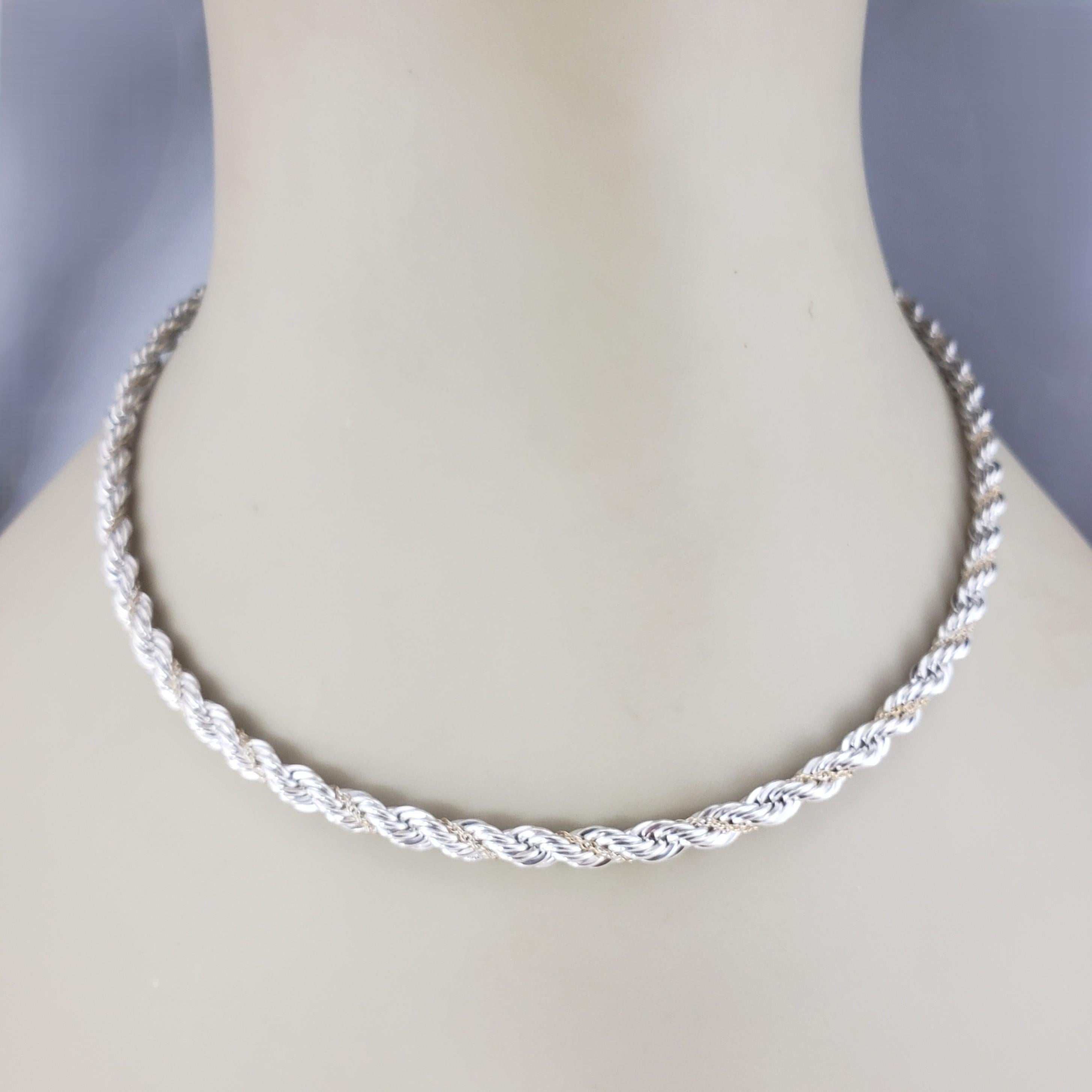 Tiffany & Co. Collana a catena in argento sterling e oro giallo 18 carati #23261 in vendita 2