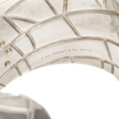 Tiffany & Co. Sterling Silver and Gold Spider Web Cuff Bracelet