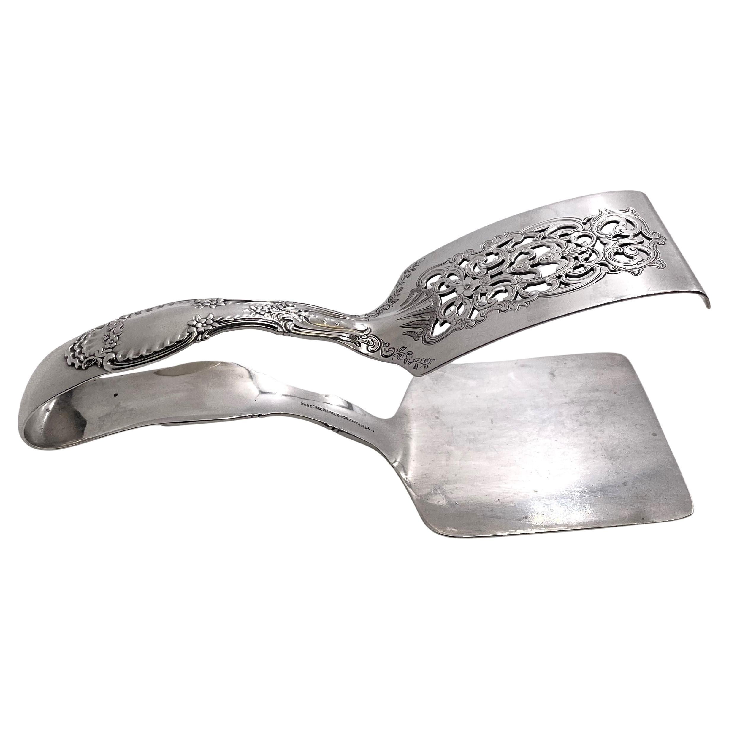 Tiffany & Co. Pinze per asparagi in argento sterling con motivo Richelieu