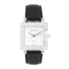 Tiffany & Co. Sterling Silver Atlas Automatic Wristwatch