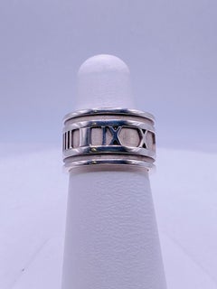 Tiffany & Co Sterling Silver Atlas Band Ring