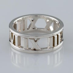 Tiffany & Co. Sterling Silver Atlas Cutout Band Ring