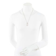 Tiffany & Co. Sterling Silver Atlas I.D. Tag Necklace