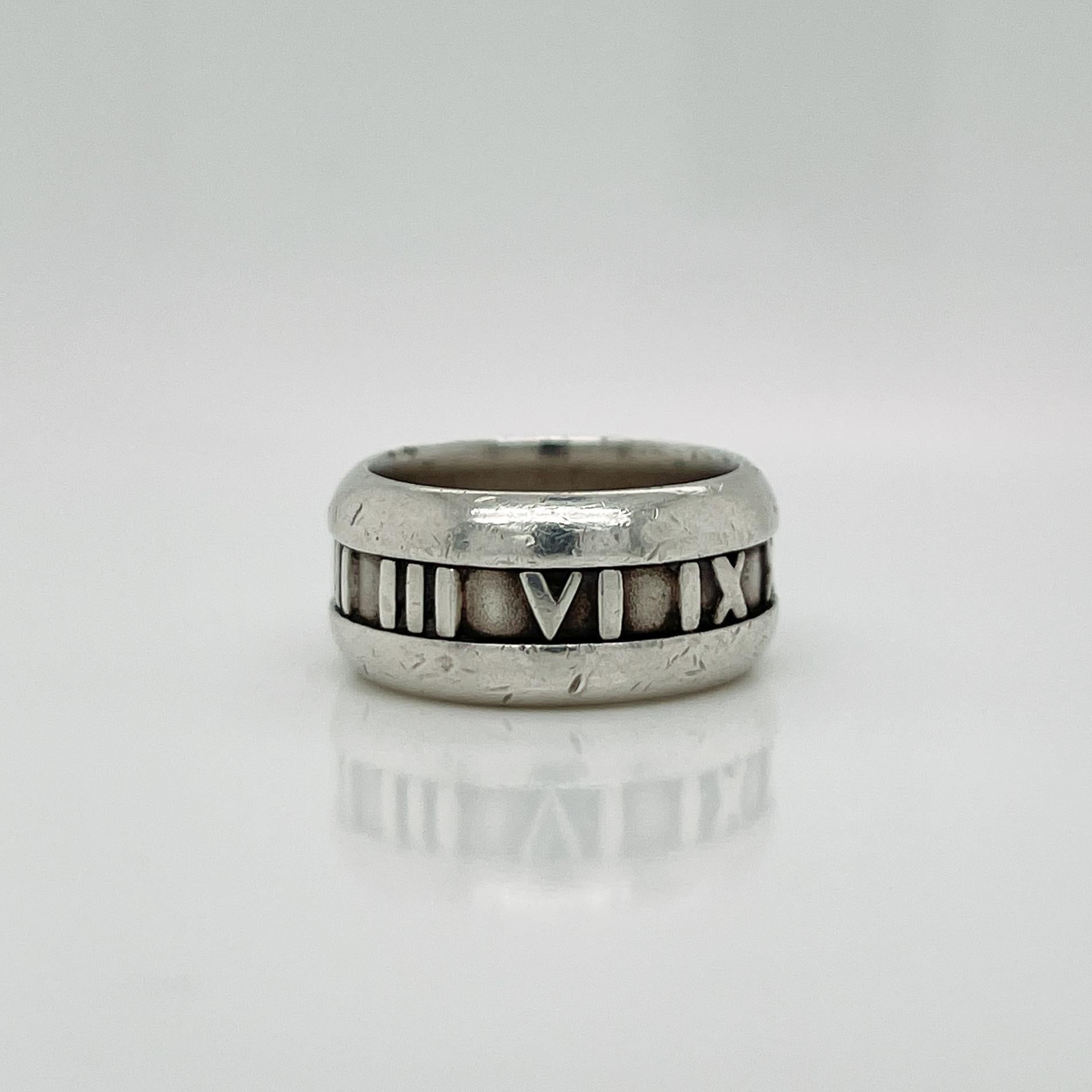 Tiffany & Co. Sterling Silver Atlas Ring For Sale 2