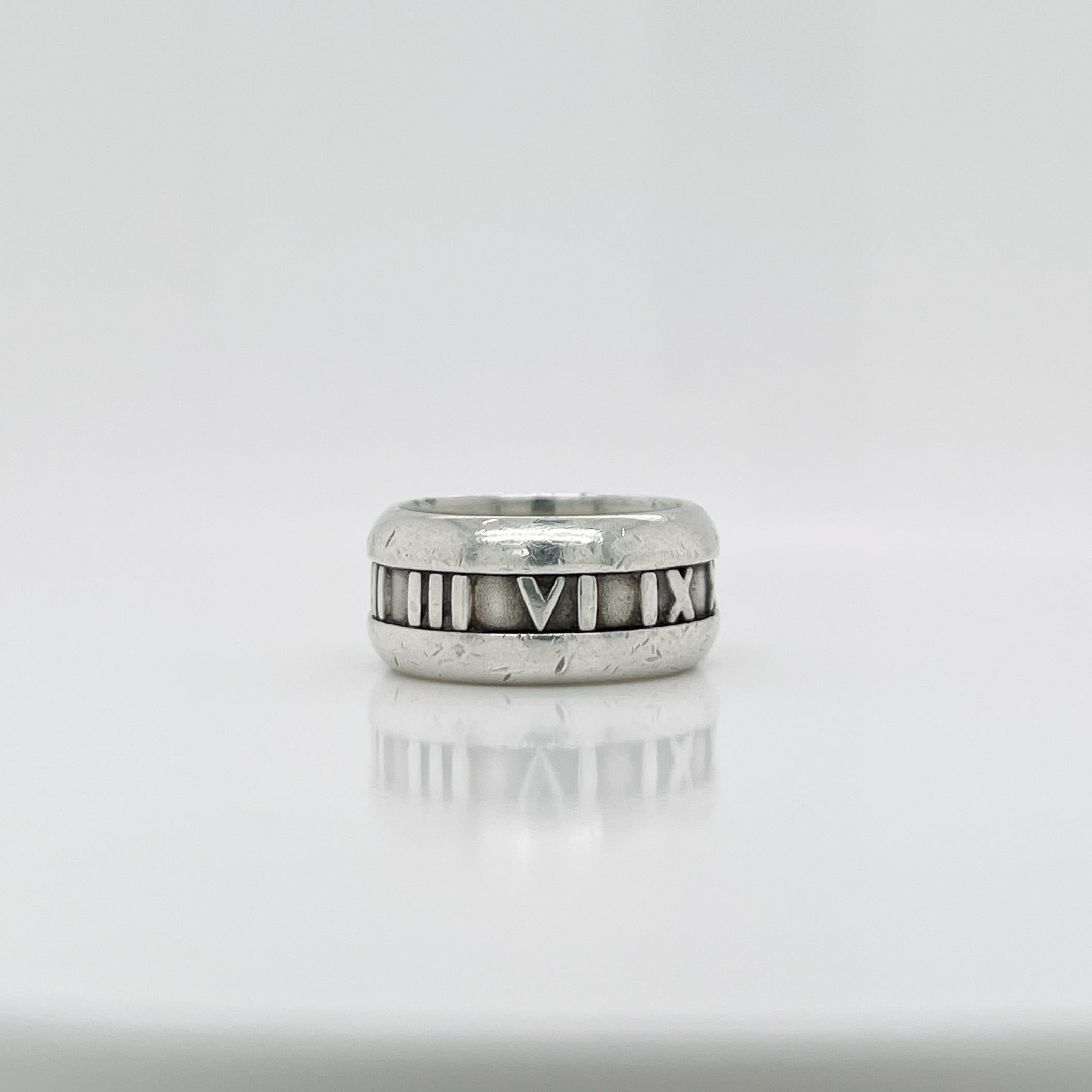 Tiffany & Co. Sterling Silver Atlas Ring For Sale 3