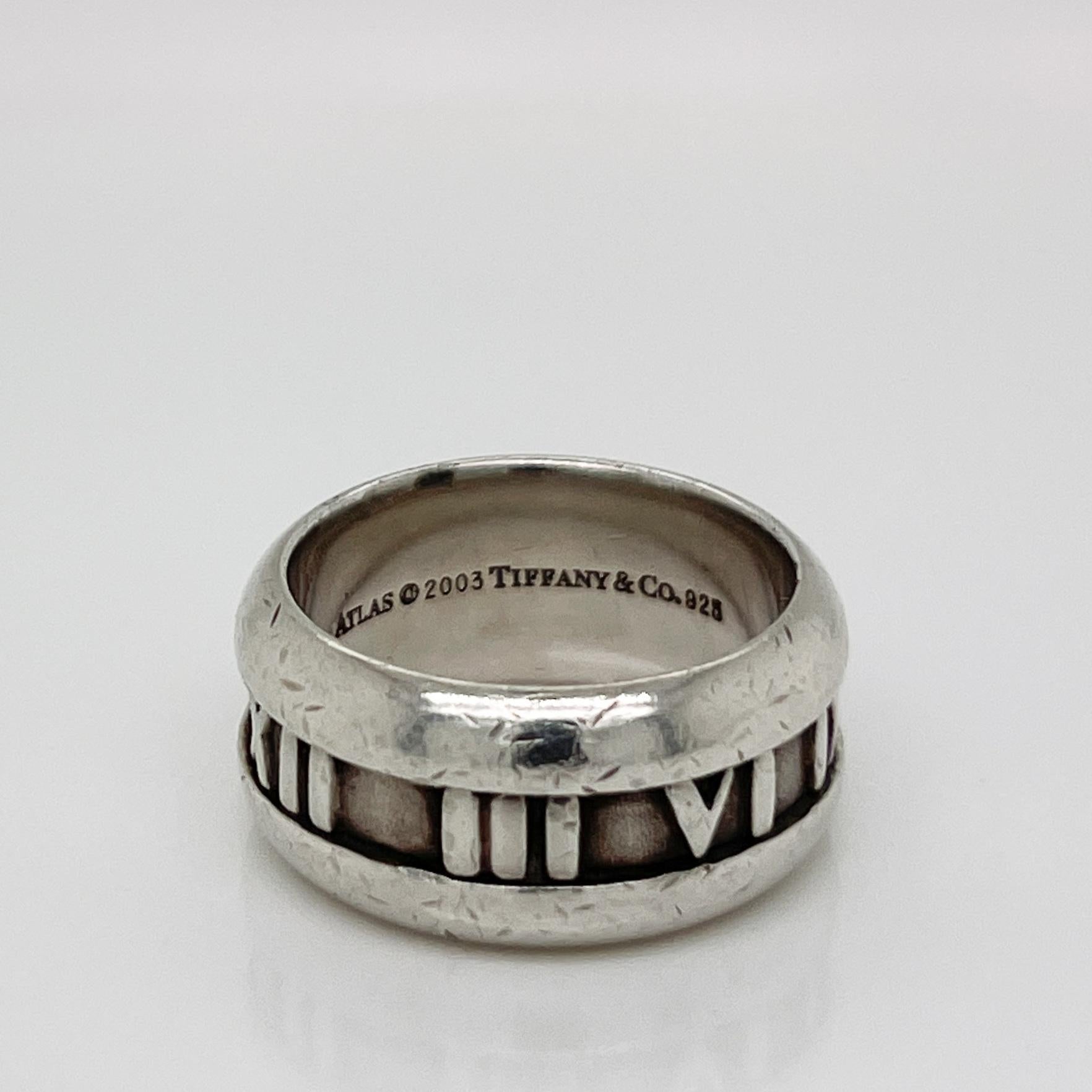 Tiffany & Co. Sterling Silver Atlas Ring
