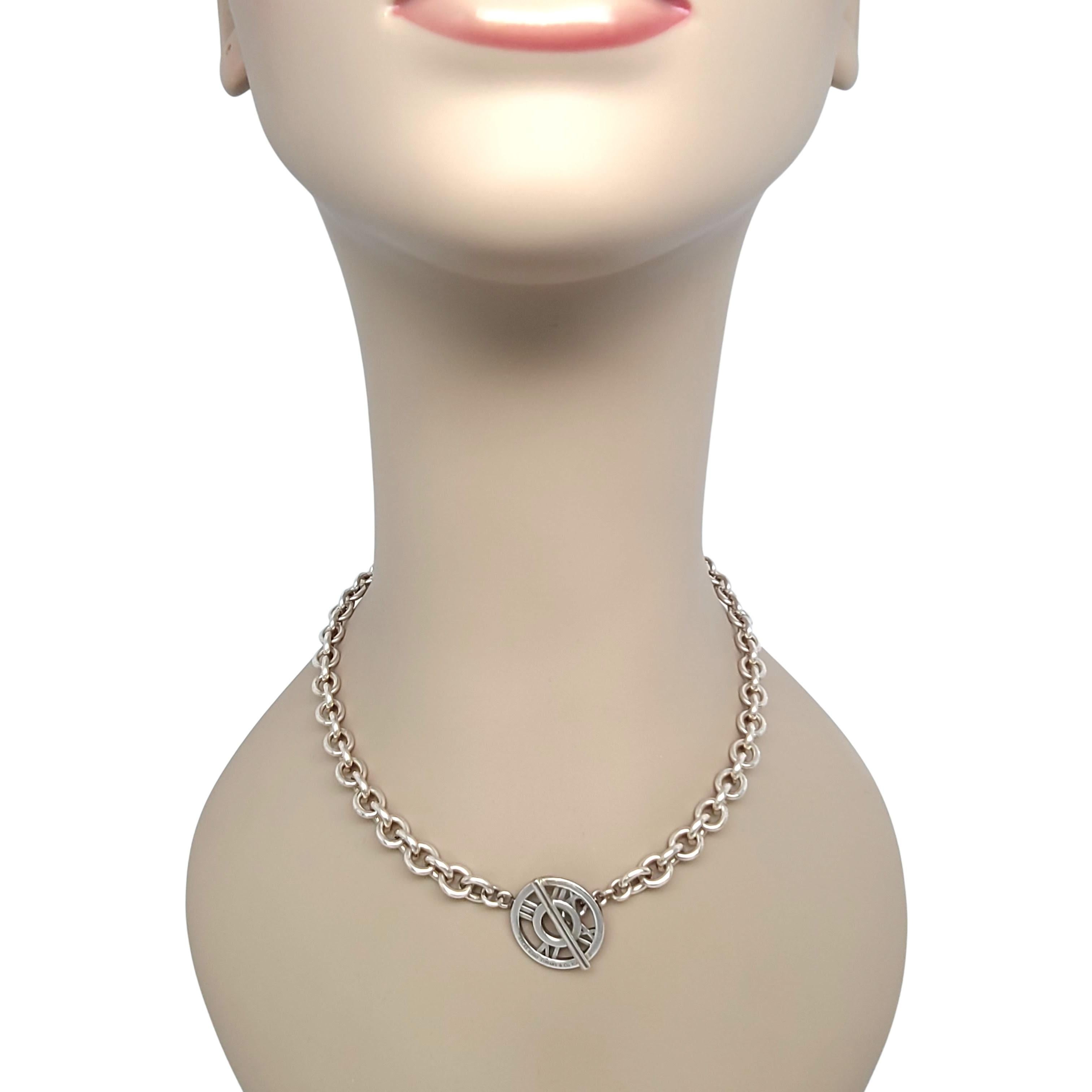 Women's Tiffany & Co. Sterling Silver Atlas Rolo Link Chain Necklace