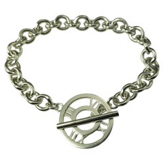 Tiffany & Co. Sterling Silver Atlas Toggle Bracelet #20756
