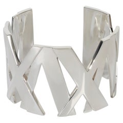 Tiffany & Co. Sterling Silver  Atlas Wide Cuff Bracelet