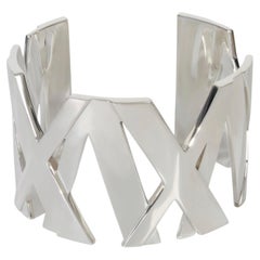 Tiffany & Co. Sterling Silver  Atlas Wide Cuff Bracelet