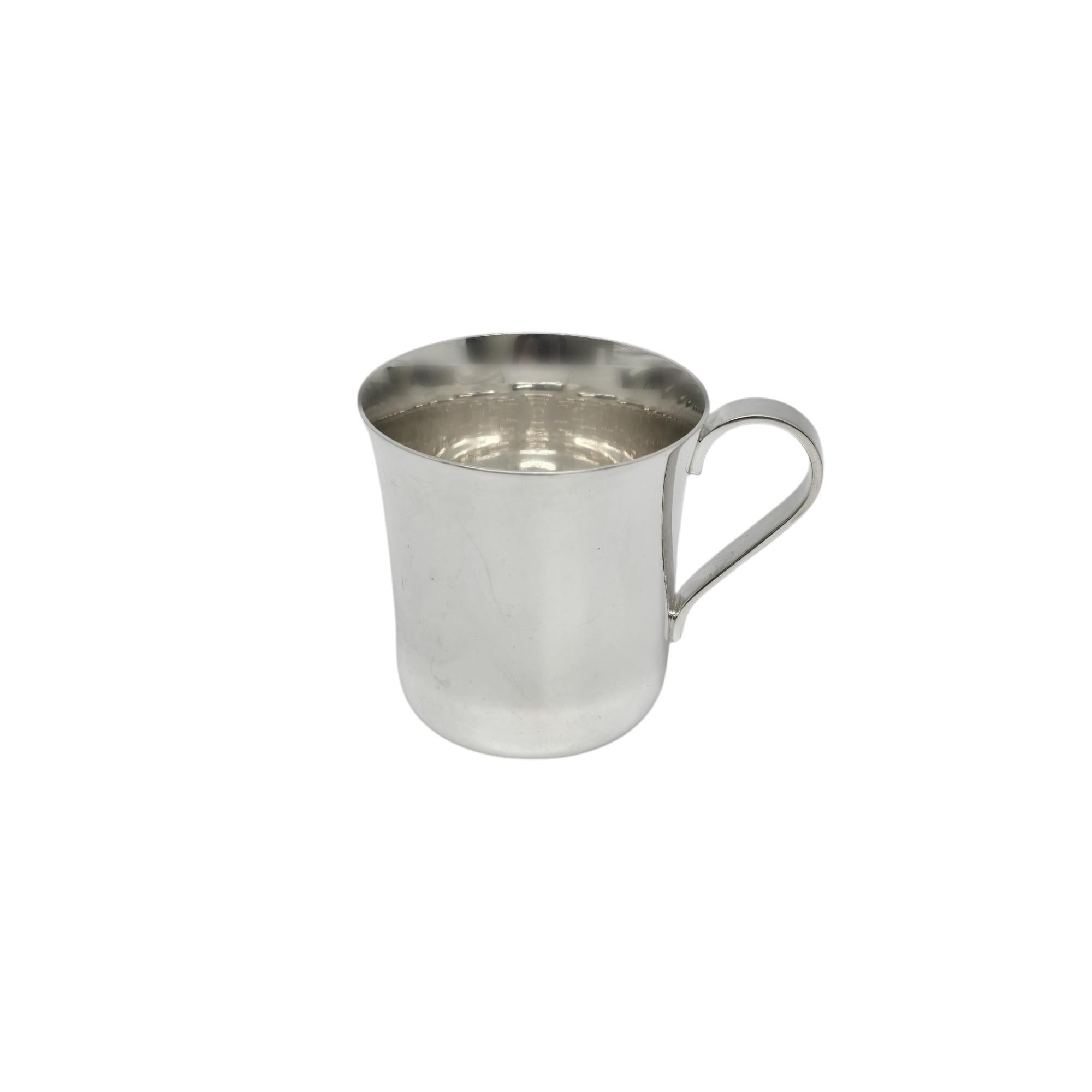 Tiffany & Co Sterling Silver Baby Cup #18358 In Good Condition In Washington Depot, CT