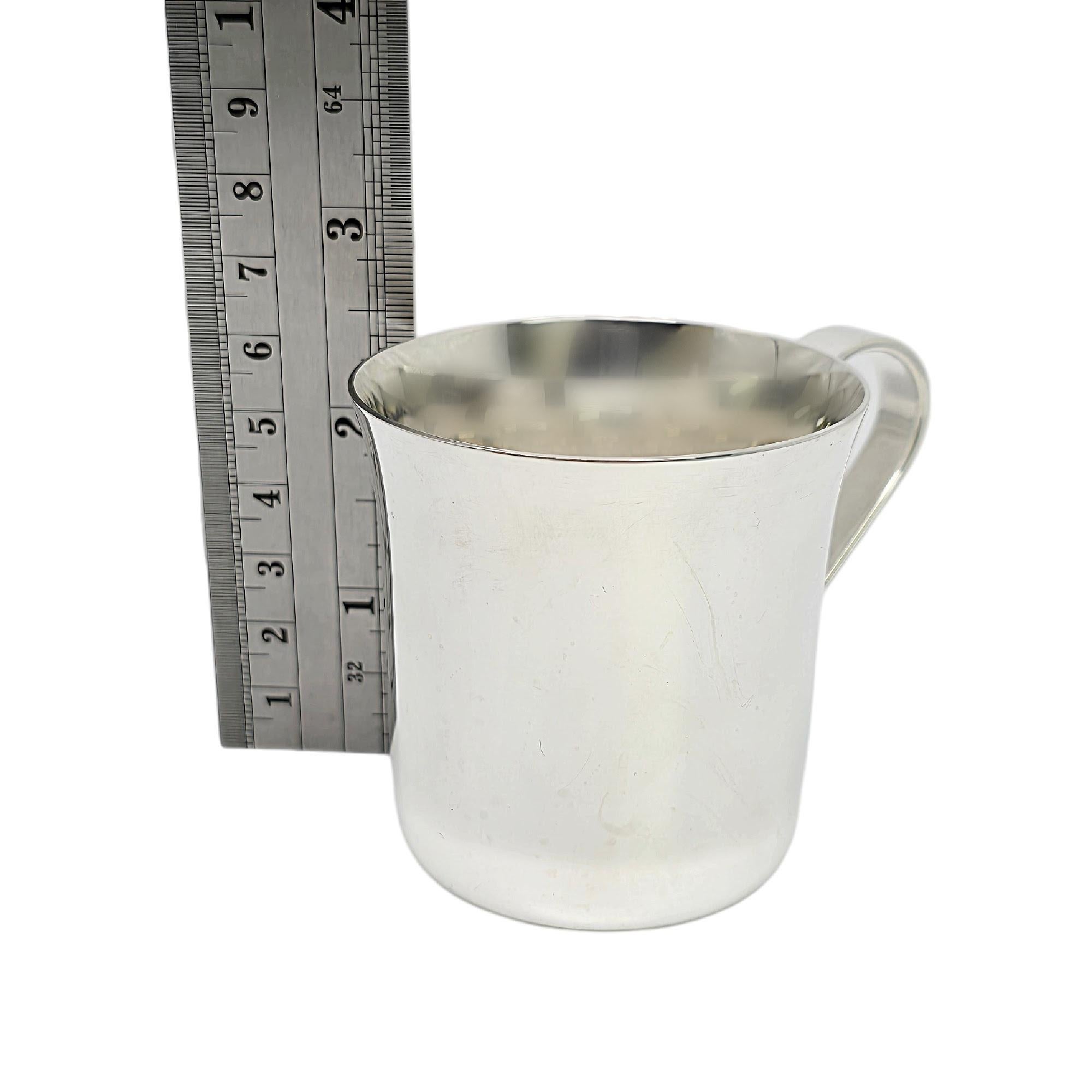Tiffany & Co Sterling Silver Baby Cup #18358 4