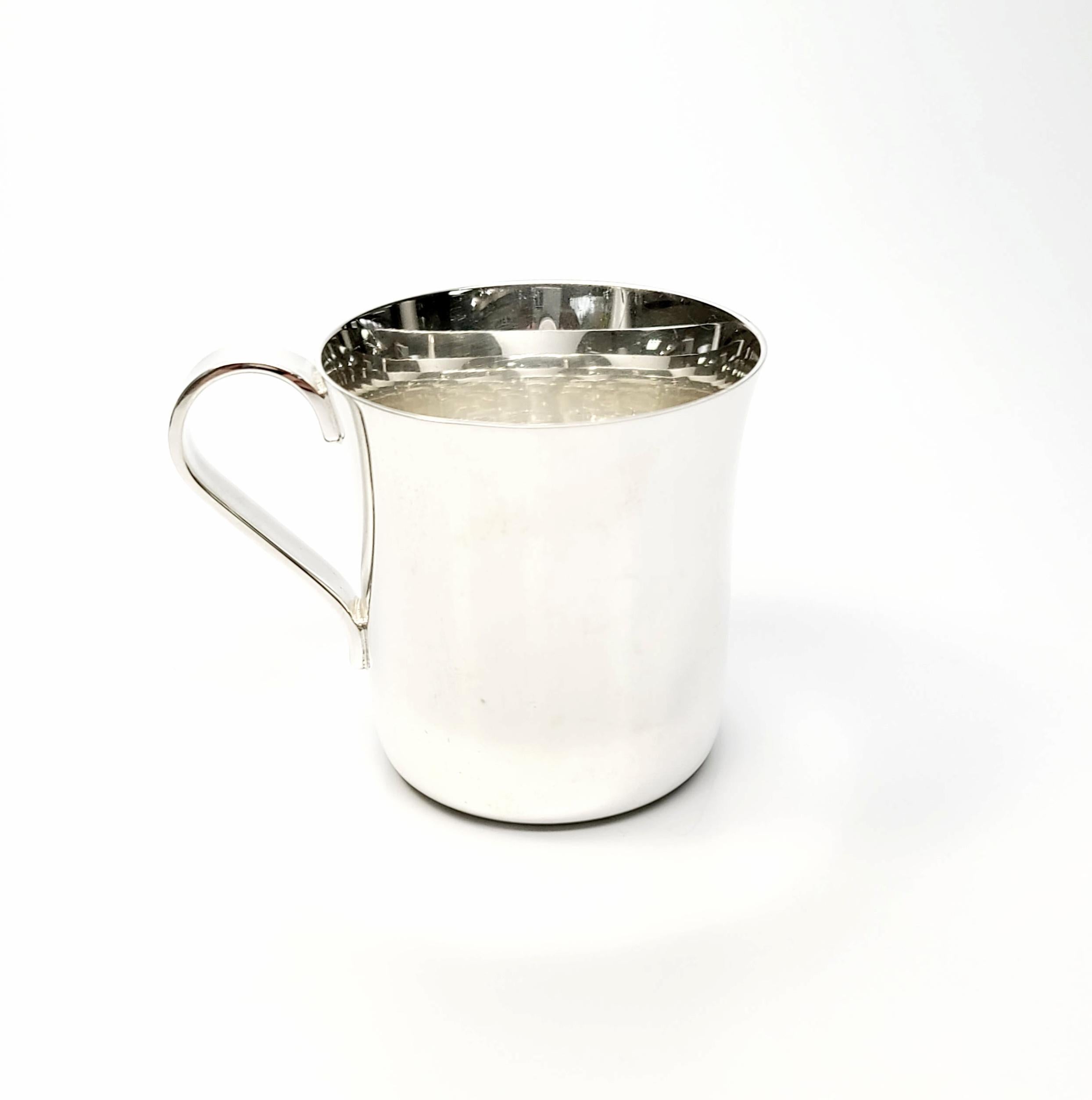 silver baby cup tiffany
