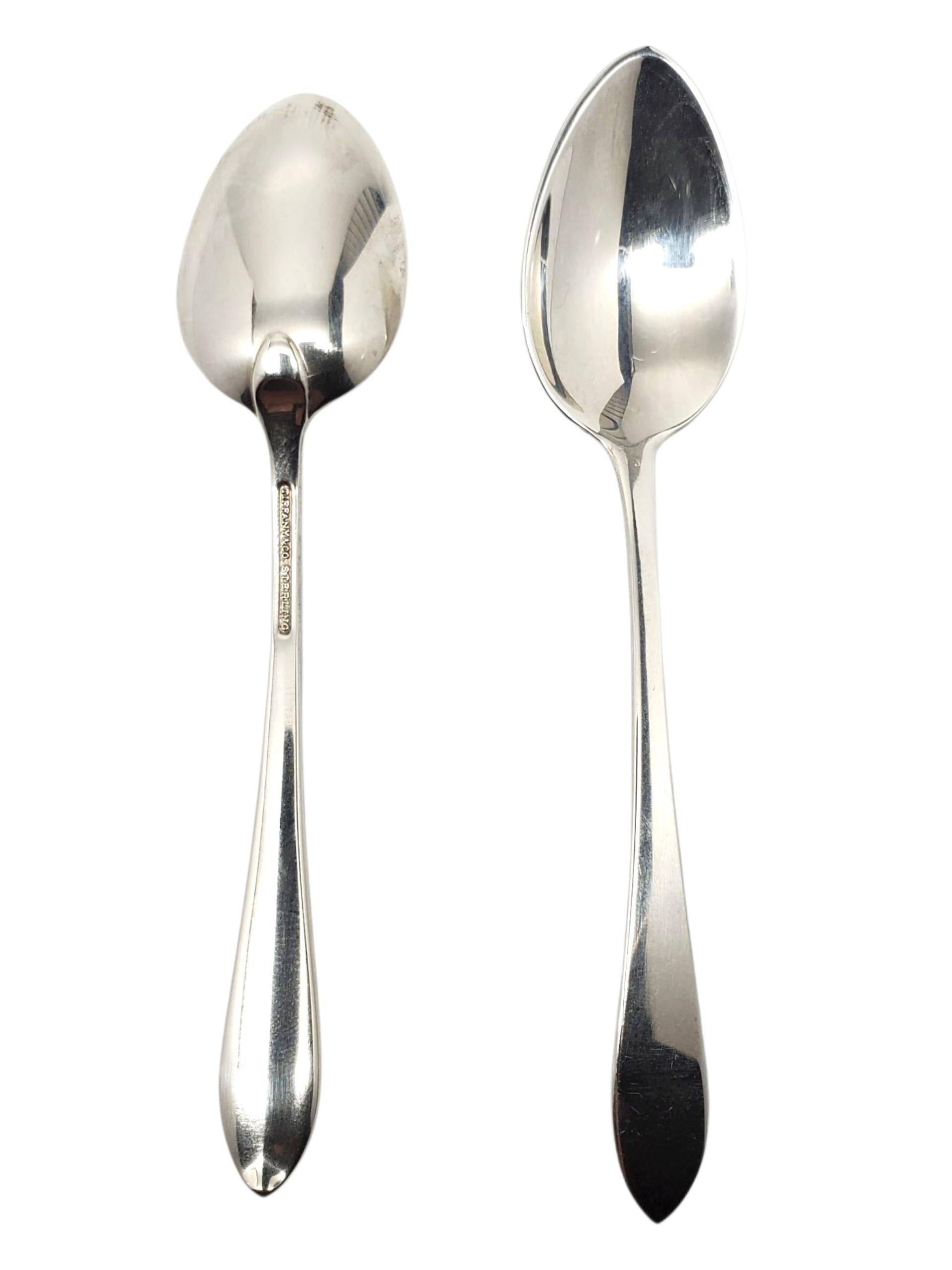 Tiffany & Co. Cucchiai per bambini in argento sterling (set di 2) #22642 In condizioni buone in vendita a Washington Depot, CT