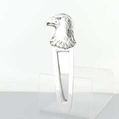 Tiffany & Co. Sterling Silver Bald Eagle Head Money Clip
