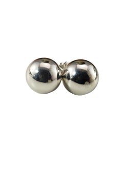 Tiffany & Co. Sterling Silver Ball 10mm Earrings #17163