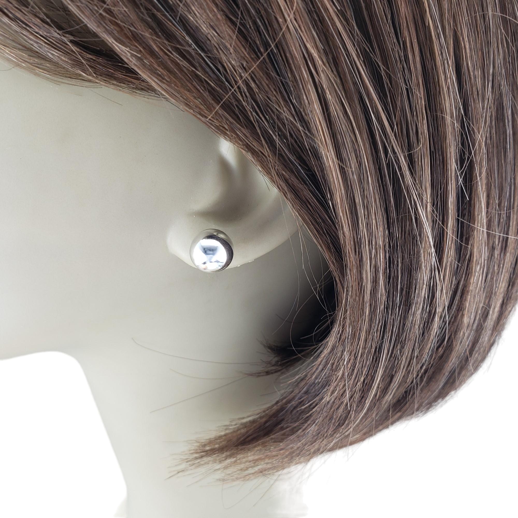Tiffany & Co. Boucles d'oreilles boule en argent sterling 10 mm n° 17163 en vente 4