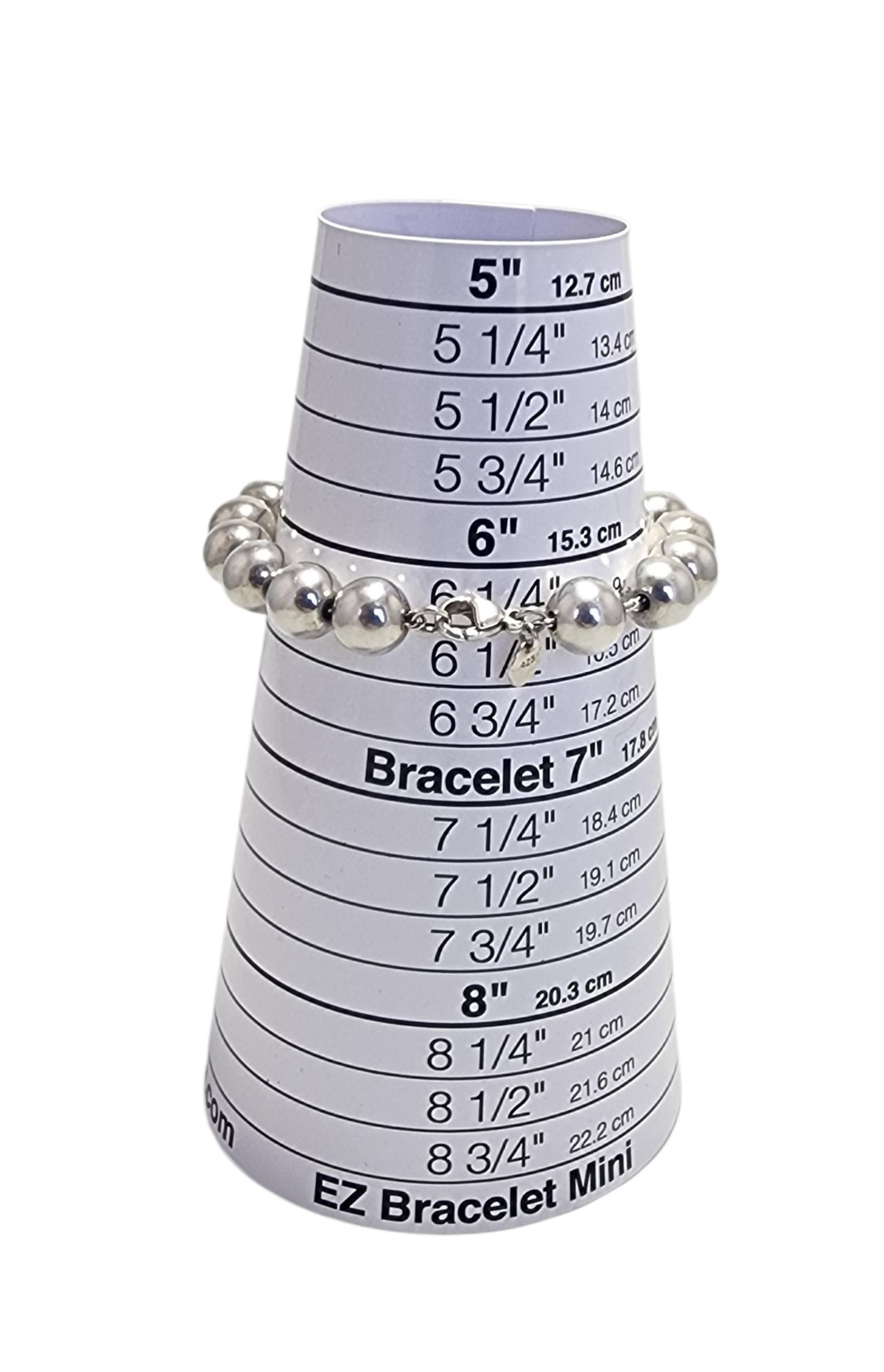 Tiffany & Co Sterling Silver Ball Bead Bracelet #23990 en venta 4