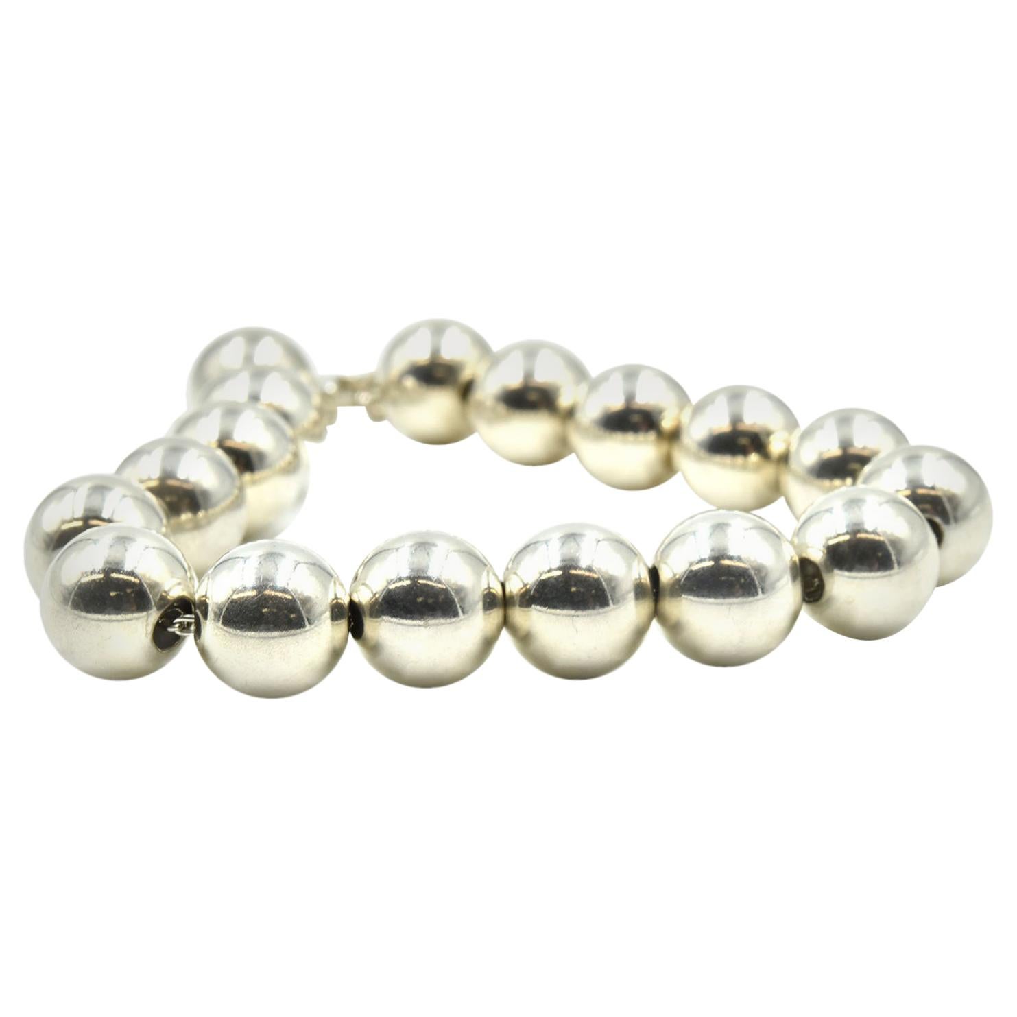 Tiffany 
Co. Sterling Silver Ball Bracelet
