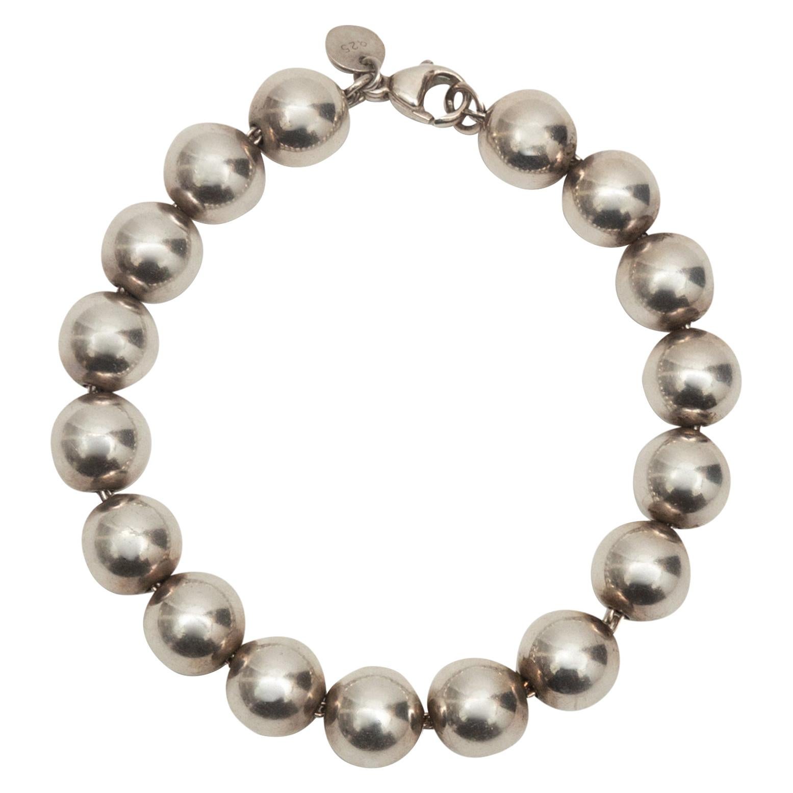 Tiffany & Co. Sterling Silver Ball Bracelet