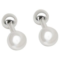 Tiffany & Co. Sterling Silver  Ball Cufflinks